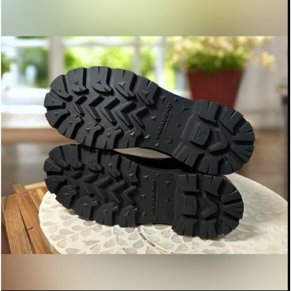 Vagabond Shoemakers Cosmo 2.0 Tall Black Leather Lugged Pull-On Boots EU 37 US 7 - Picture 12 of 12